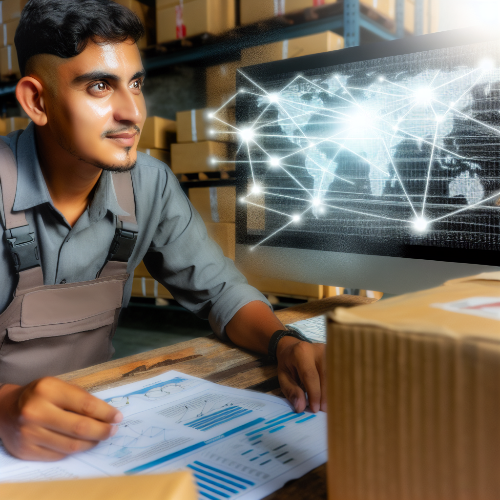 Logistikarbeiter verbessert Qualifikationen, strebt höhere Karrierechancen an.