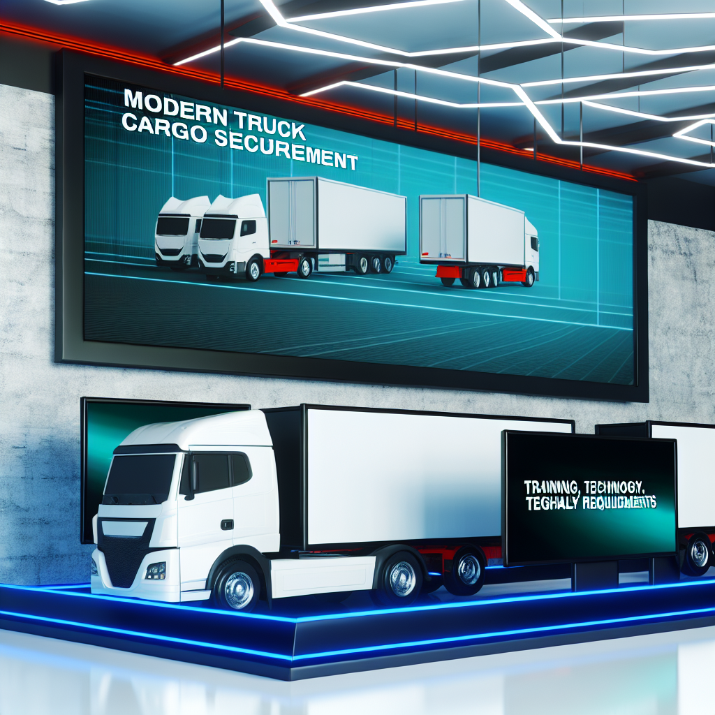 Moderne LKW-Ladungssicherung: Schulung, Technik, gesetzliche Vorgaben.