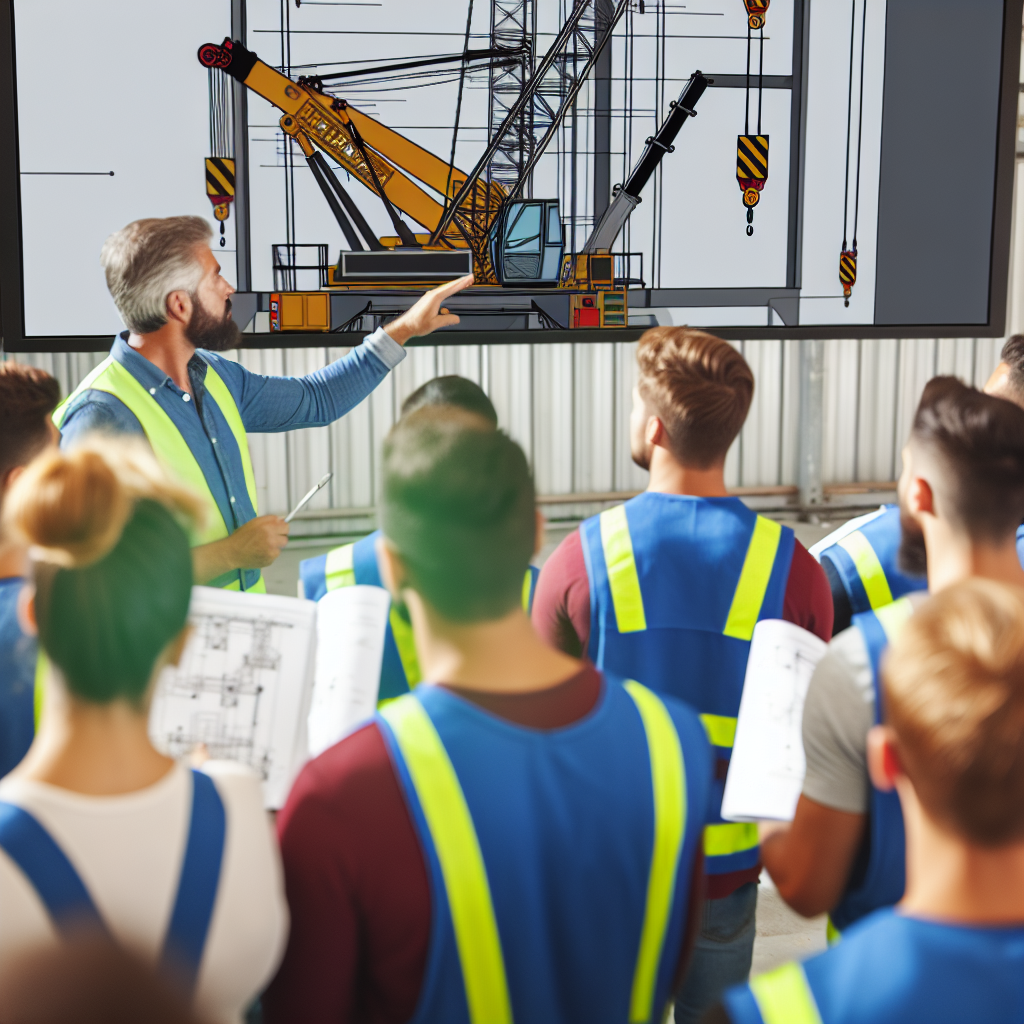 Inhouse-Schulung Fachkräfte Krantechnik Sicherheit Wartung Effizienz.