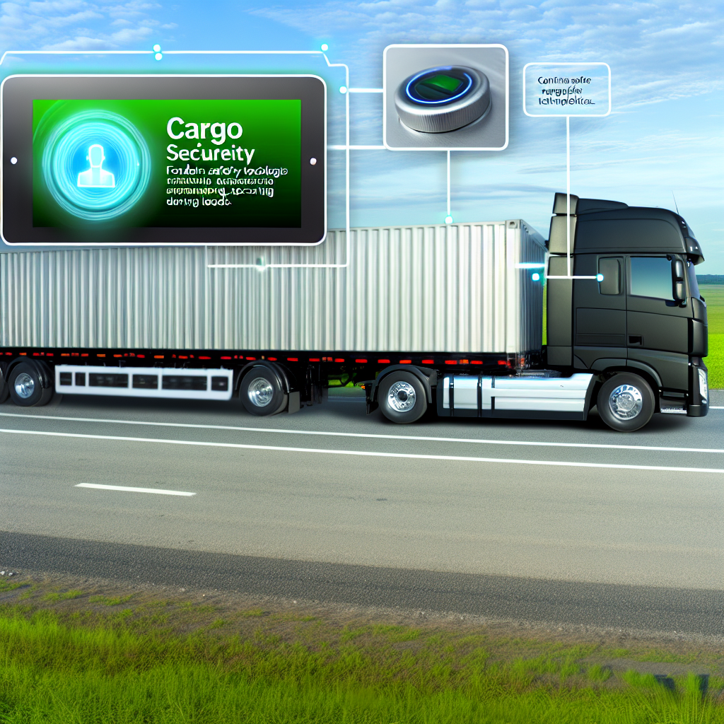 LKW mit digitaler Ladungssicherung in Fokus.