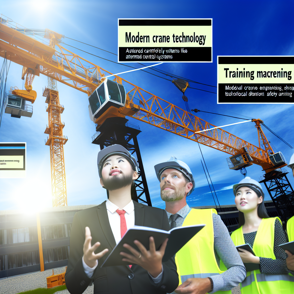 Moderne Krantechnologie mit Schulung fördert Sicherheit.