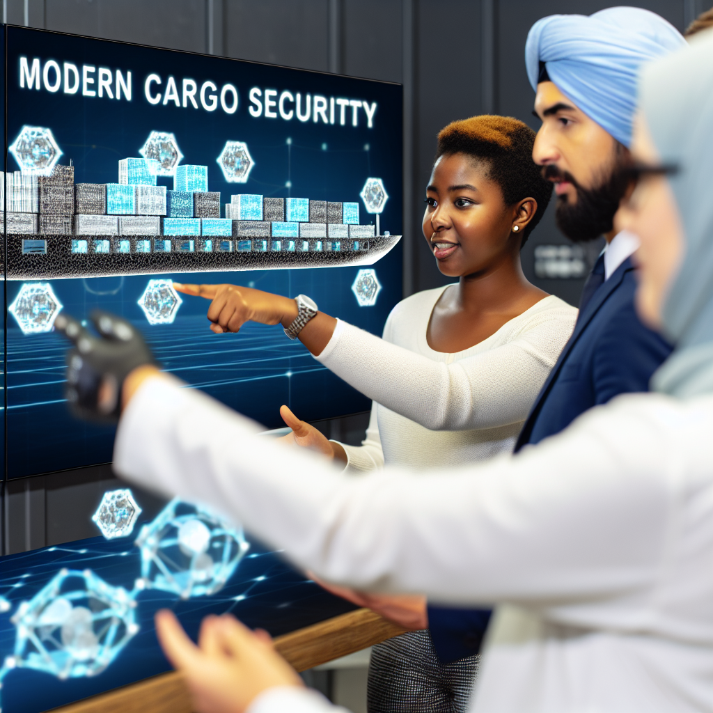 Moderne Ladungssicherungsschulung mit digitaler Technologieintegration.