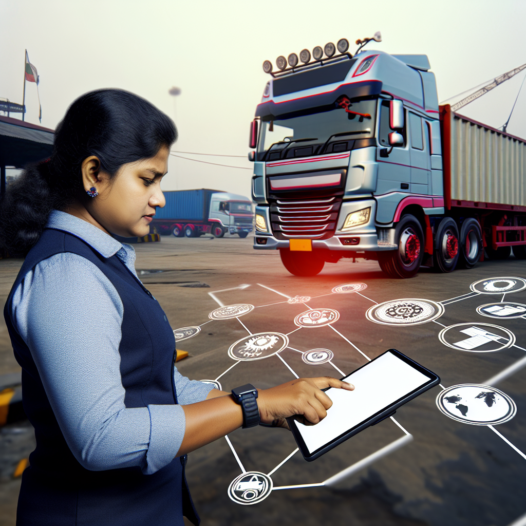 LKW-Transport mit moderner Technik und Schulung.