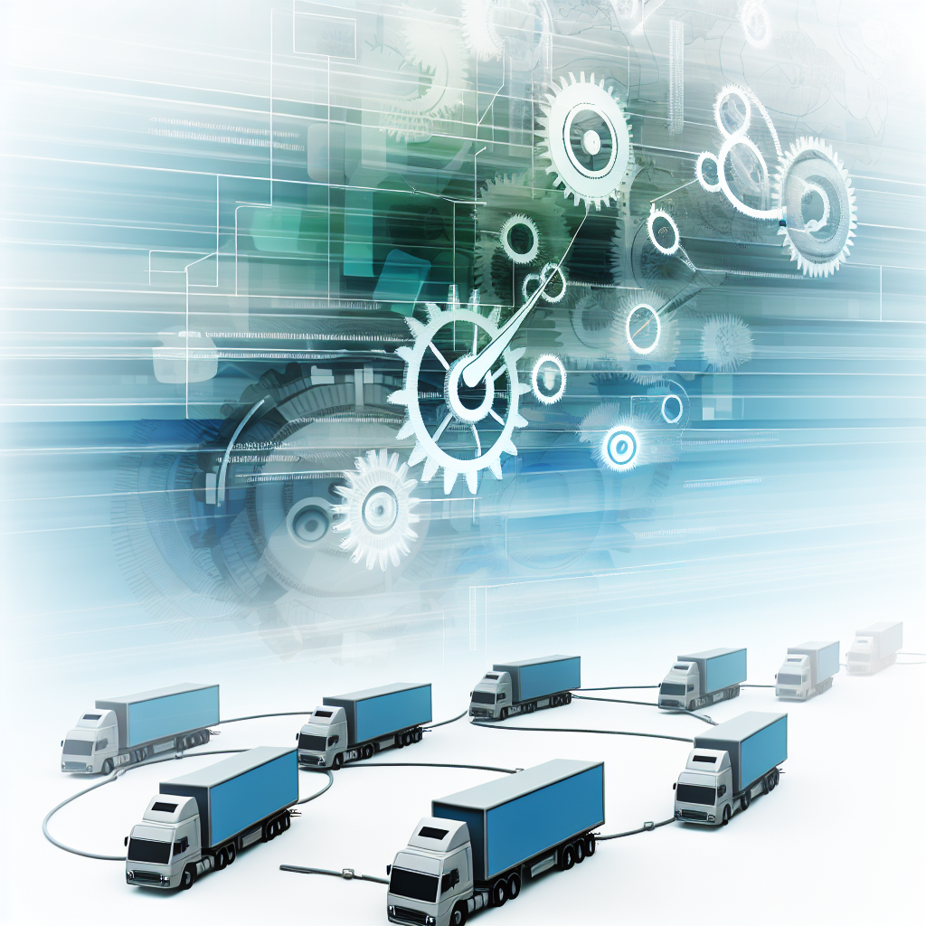 Telematiksysteme, hochfeste Gurte, digitale Weiterbildung, effiziente Logistik.