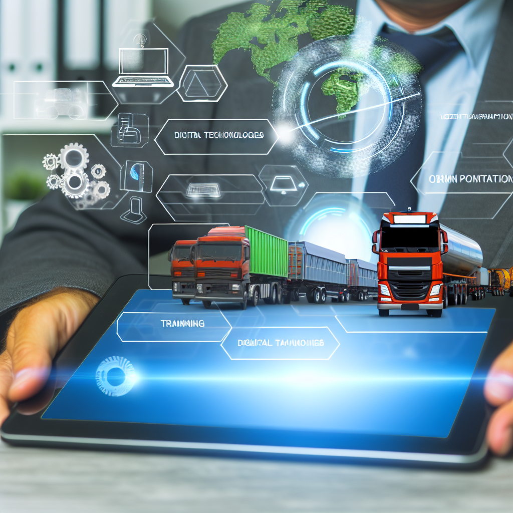 Digitale Technologien optimieren moderne Transportprozesse und Schulungen.