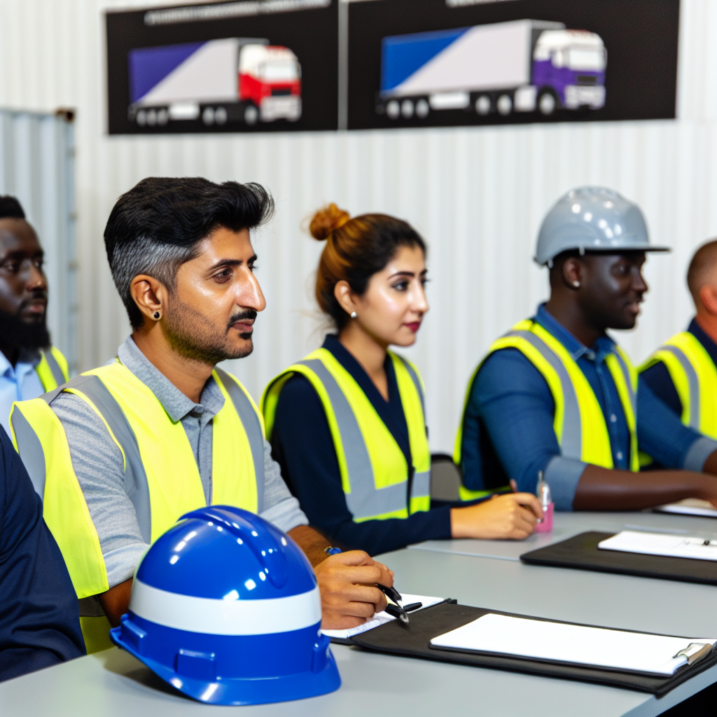 Fachkräfteschulung im Zentrum für Ladungssicherung.