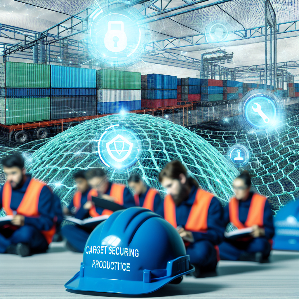 Ladungsnetz, Schulungstechnik, sichere Spanngurte, innovative Industriewelt.