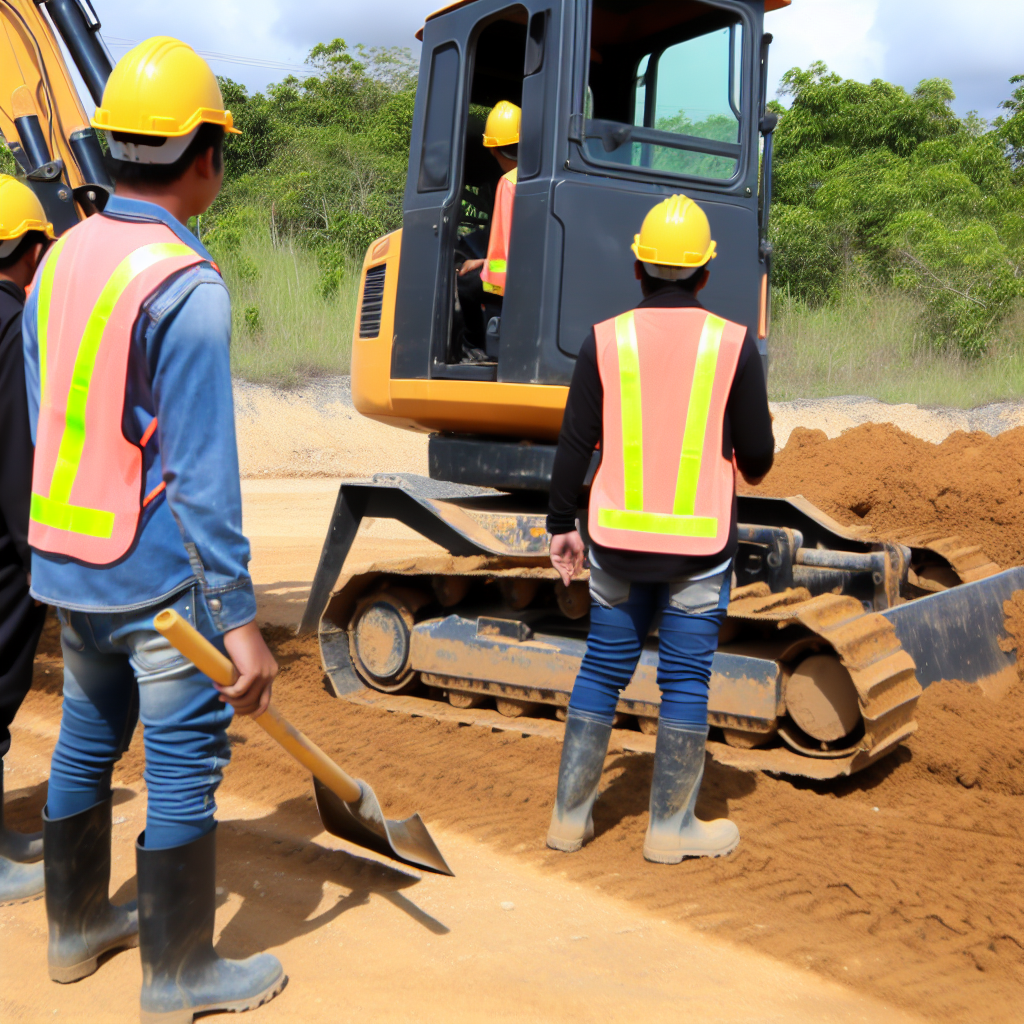 Erdbaumaschinen-Schulung mit Sicherheitstraining und Expertenunterstützung.